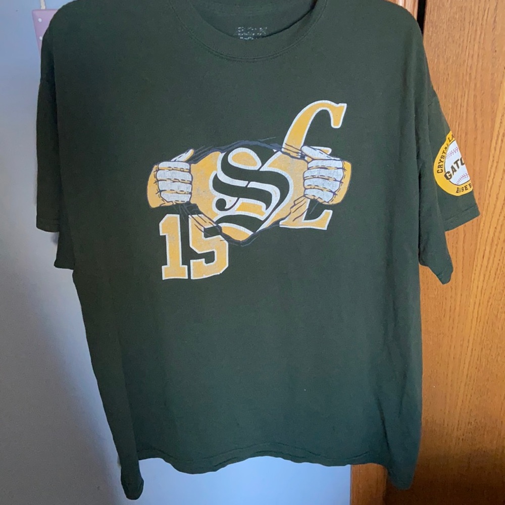 A green gators baseball T-shirt